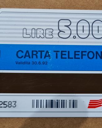 carte telefoniche