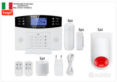 Antifurto Casa WIFI GSM Tuya 6 Sensori 2 Sirene