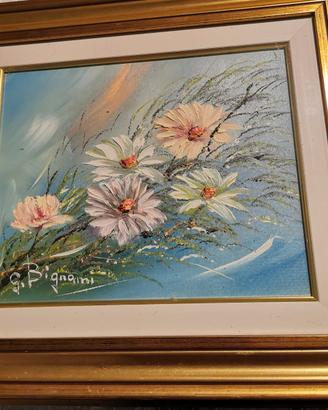 Dipinto olio su tela cm 24x30