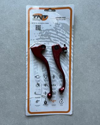 Coppia leve freno/frizione in alluminio TNT Tuning