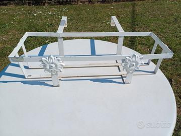 PORTA VASO ARTIGIANALE PER BALCONE