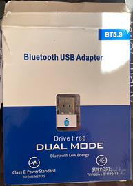 Bluetooth USB Adapter 5.3 Drive Free