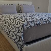 letto +materasso +comodini+topper 