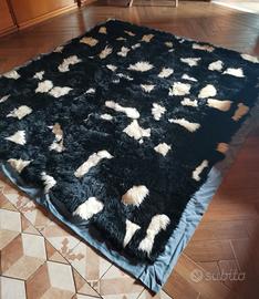 Coperta caldissima di colore avion/bianco e nero. 