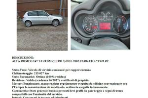 ALIENAZIONE ALFA147 COMUNALE