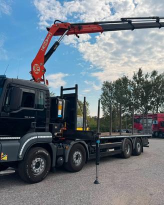 MAN TGS 35-480 PIANALE CON GRU PM 24 PX
