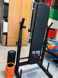 Panca allenamento con Dip e attrezzi stretching