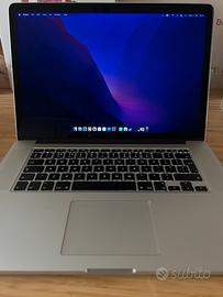 Apple MacBook Pro Retina 15" Intel + Accessori