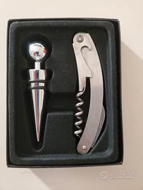 set apribottiglie e tappo 