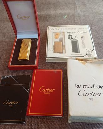 accendino Cartier completo