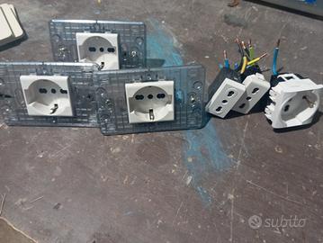 prese shuko e bipasso BTicino Matix