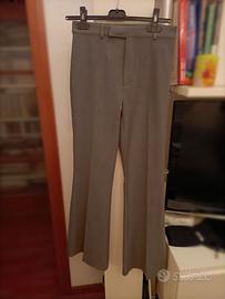 Pantaloni Pull & Bear Eleganti Flare Grigi M