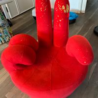 Sedia rossa Tomassini