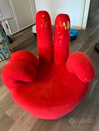 Sedia rossa Tomassini