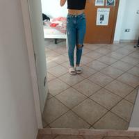 jeans skinny strappato ragazza Tally weijl