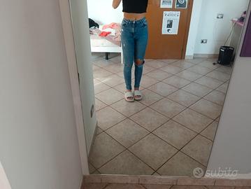 jeans skinny strappato ragazza Tally weijl