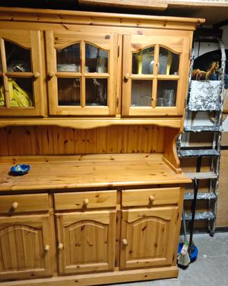 credenza in legno di pino 