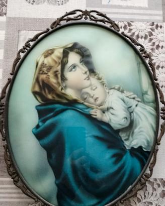 quadro con madonna e bambino