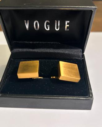 GEMELLI VOGUE PLACCATI IN ORO NUOVI!!