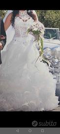 Abito da sposa principessa Swarovski taglia 42
