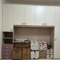 Cameretta a ponte con 3 letti e 2 materassi