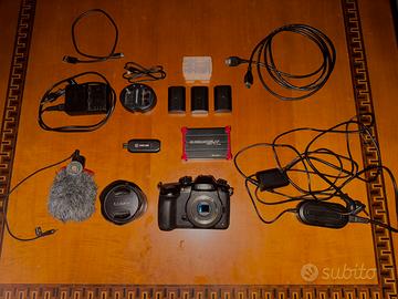 Lumix GH5 + 12-60 + camlink 4k + video cap. +dummy