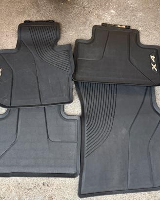 Set 4 tappeti gomma originali bmw x4