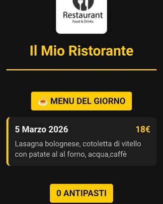 Menu digitale - ESP32