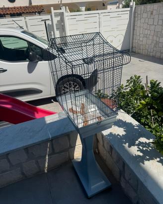 Gabbia per pappagalli uccelli