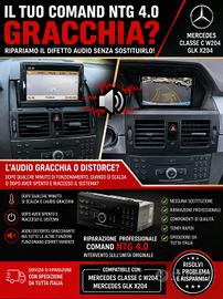 Riparazione audio Navigatore Mercedes C e GLK