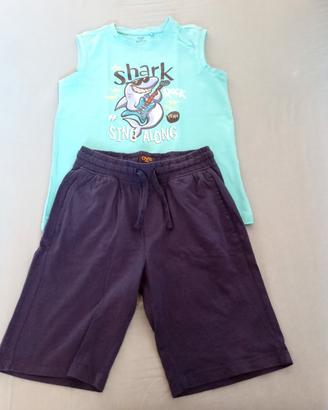 Completo canotta e pantaloncino 