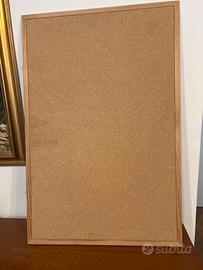 Lavagna in sughero con cornice legno IKEA