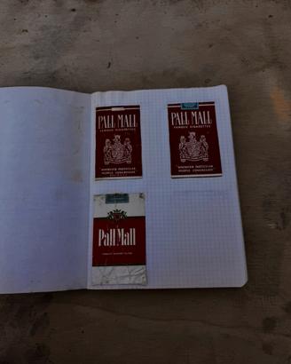 Lotto vintage ritagli di sigarette anni 60/70