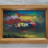 Antonio Bertè dipinto olio su tela 