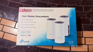 TP-Link Deco E4 Wifi Mesh, Dual Band AC1200