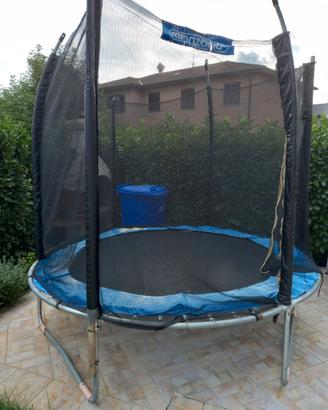 Trampolino elastico da giardino
