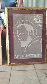 Quadro raffigurante Padre Pio.