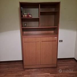 Libreria con letto estraibile