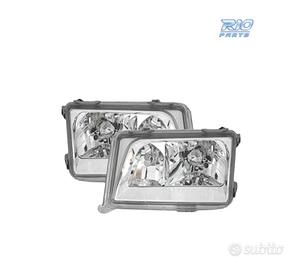 FARI MERCEDES CLASSE E W124 85-95 FONDO CROMATO