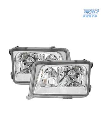 FARI MERCEDES CLASSE E W124 85-95 FONDO CROMATO