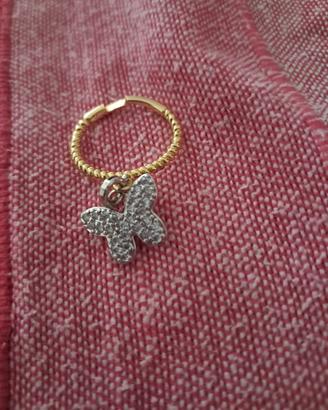 anello regolabile con pendente