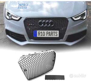 GRIGLIA PER AUDI A5 12-16 LOOK RS5 NERO CROMATO