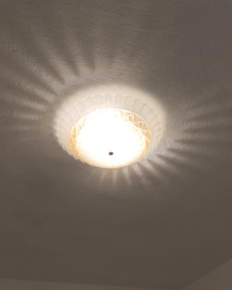 2 Lampadari Vintage di Vetro
