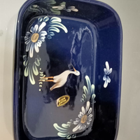 2 vassoio dipinti a mano