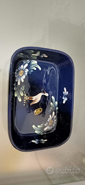 2 vassoio dipinti a mano