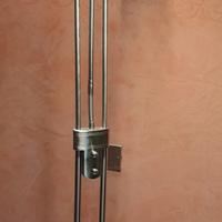 lampada da terra con doppia luce