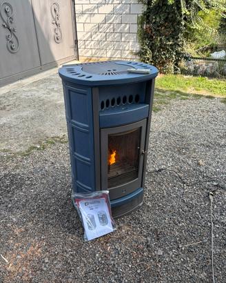 Stufa a pellet Piazetta p961 canalizzata 12 kw
