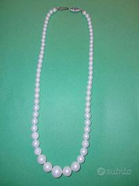 collana perle bianche