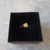 Anello  donna in Spinello Giallo naturale Italiano