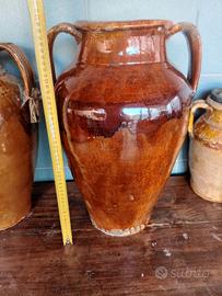 anfora giara in terracotta antica 